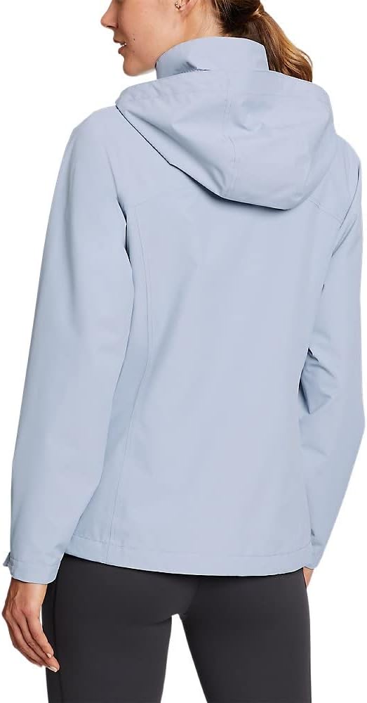 Eddie Bauer Womens Packable Rainfoil JacketBlue Smoke