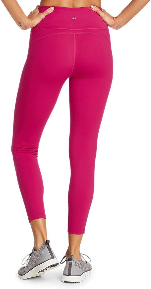 Eddie Bauer Womens Movement Lux HighRise 78Length LeggingsPetite Magenta