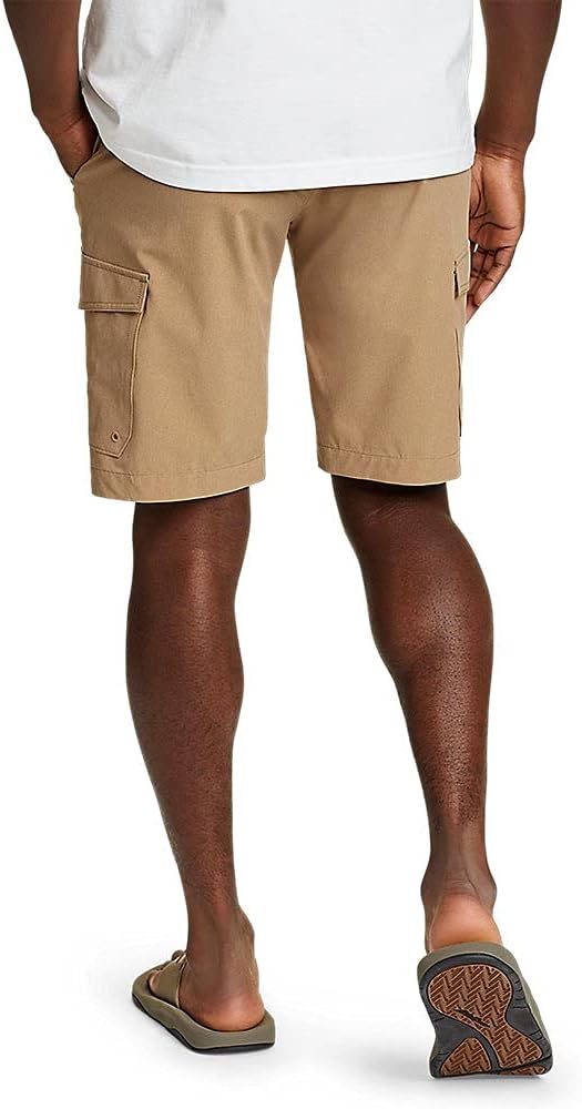 Eddie Bauer Mens Amphib Cargo ShortsFlax