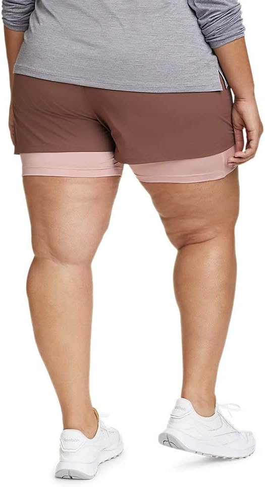 Eddie Bauer Womens Cove Trail ShortsPlus Redwood