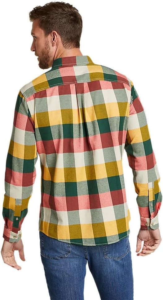 Eddie Bauer Mens Eddies Favorite Flannel Shirt  SlimTall Alder