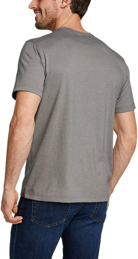 Eddie Bauer Mens Legend Wash Pro ShortSleeve TShirt  ClassicGray Heather