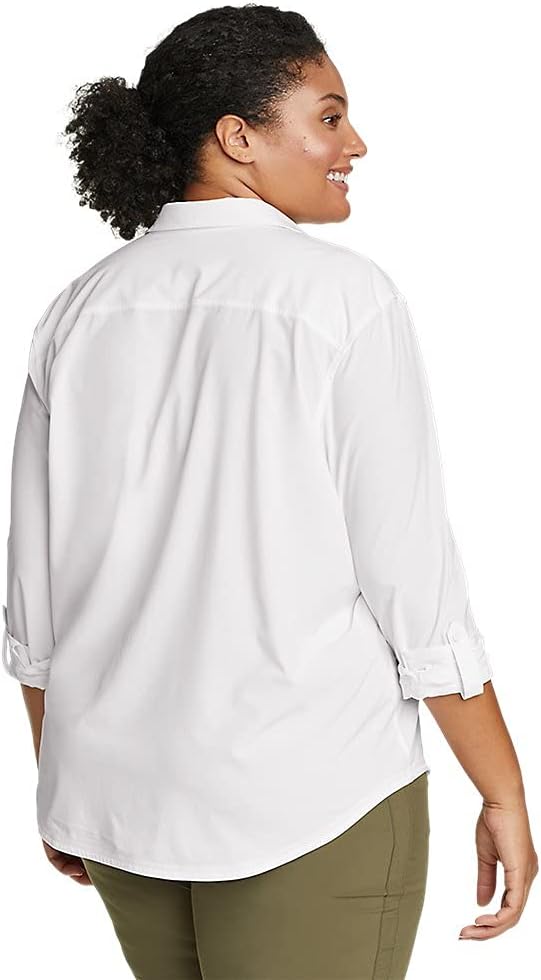 Eddie Bauer Womens Departure 20 LongSleeve ShirtSnow