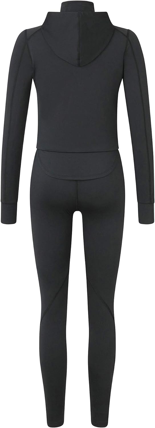 Eddie Bauer Womens Brushed CatsuitBlack