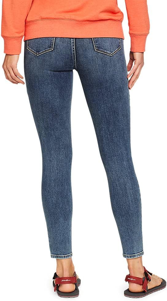 Eddie Bauer Womens Voyager HighRise Skinny Jeans  Slightly CurvyPlus Size Creek