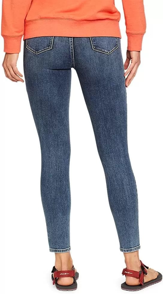 imageEddie Bauer Womens Voyager HighRise Slightly Curvy Skinny JeansCreek