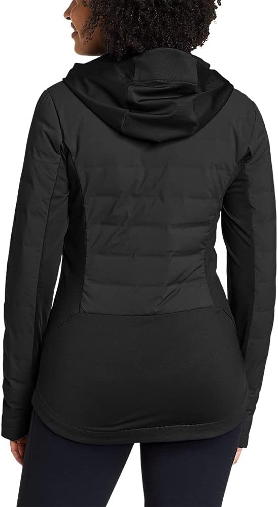 Eddie Bauer Womens MotionLoft Hybrid Down JacketRegular Black