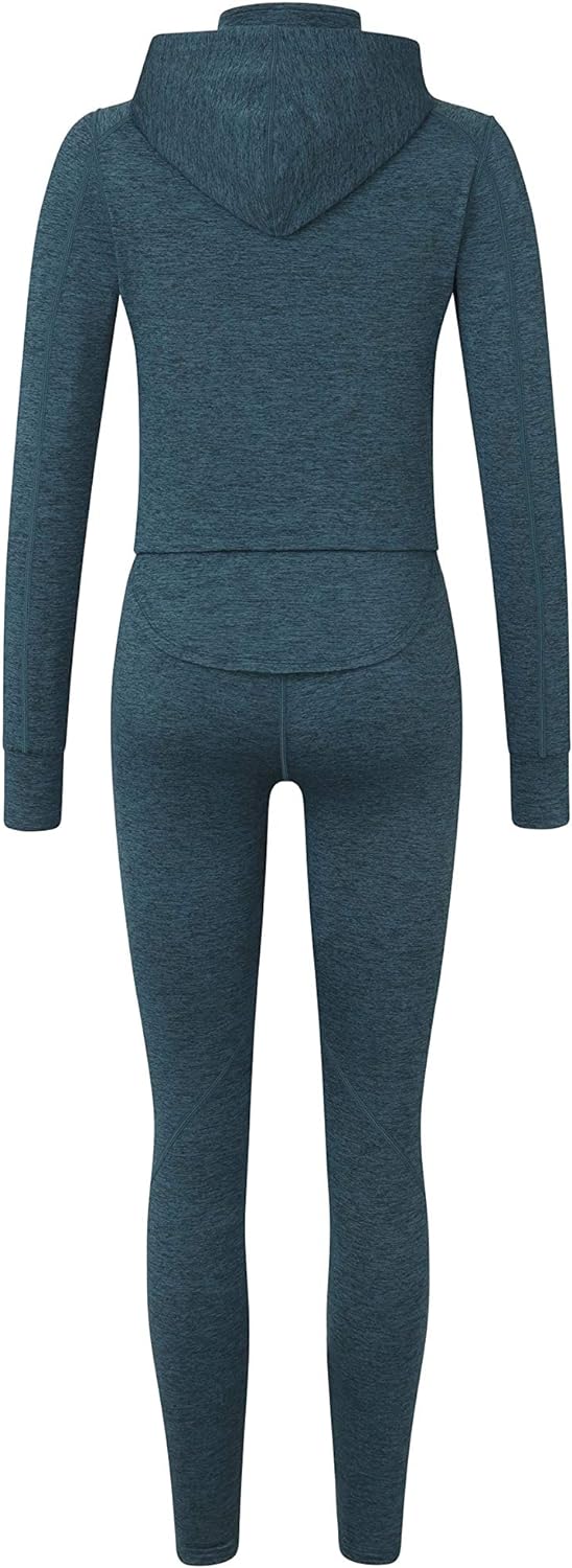 Eddie Bauer Womens Brushed CatsuitDark Teal Heather