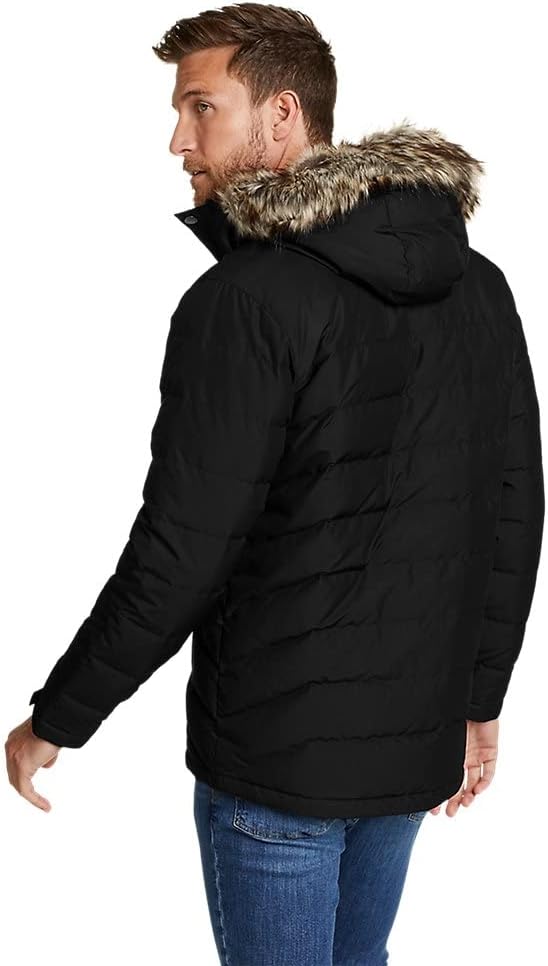 Eddie Bauer Mens Boundary Pass Down ParkaBlack