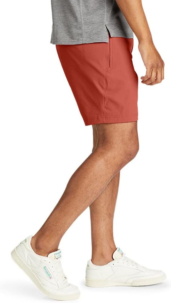 Eddie Bauer Mens Horizon Guide Wander ShortsRegular Maroon