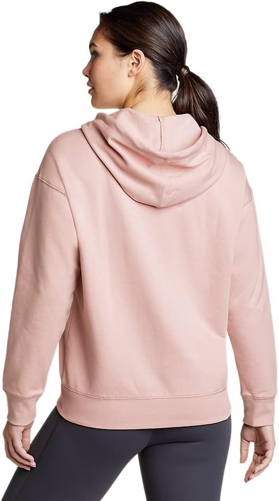 Eddie Bauer Womens Cozy Camp FullZip HoodiePetite Pale Pink