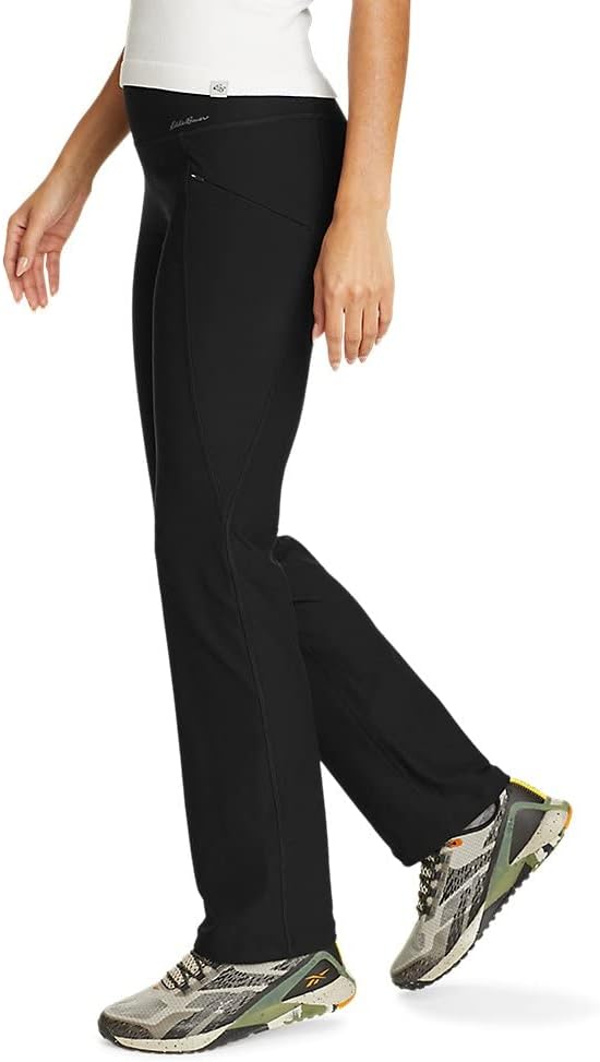 Eddie Bauer Womens Trail Tight Pants  High RisePetite Black