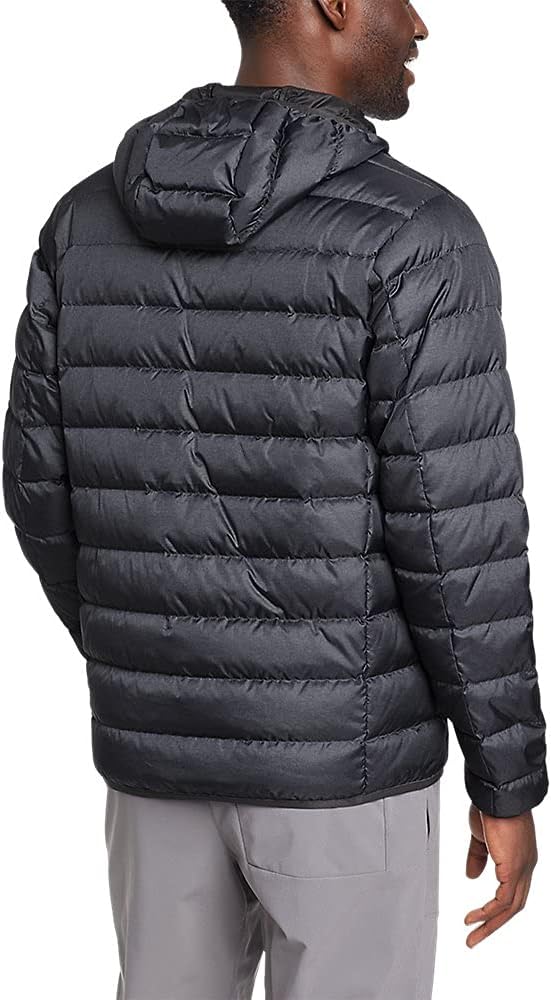 Eddie Bauer Mens CirrusLite Hooded Down JacketRegular Dark Smoke