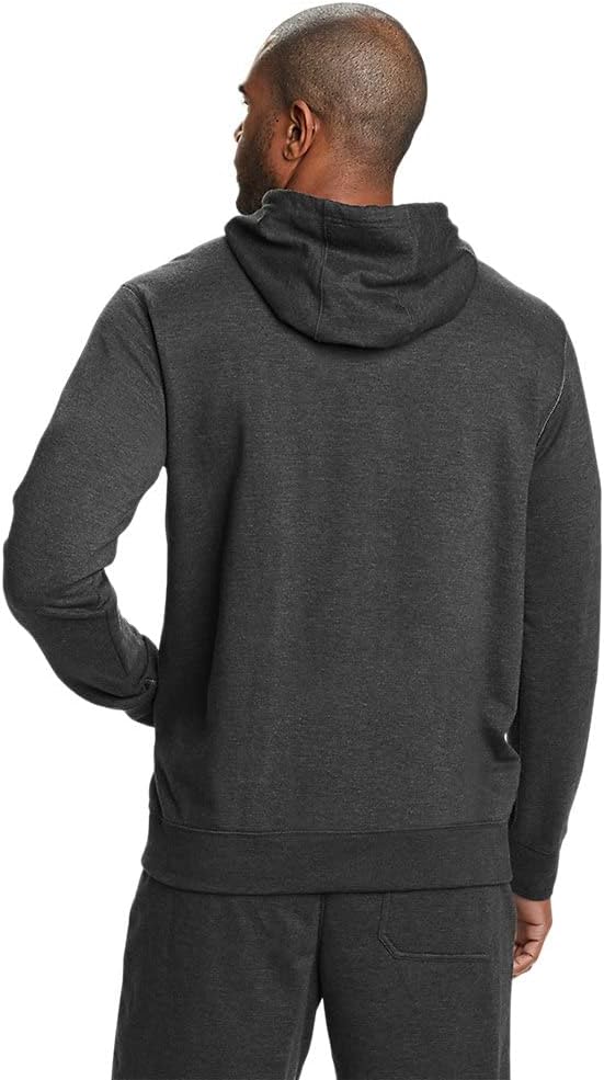 Eddie Bauer Mens Camp Fleece Pullover HoodieRegular Heather Gray