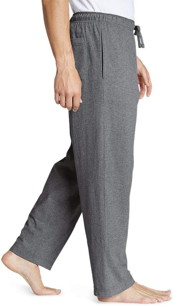 Eddie Bauer Mens Legend Wash Jersey Sleep Pants Med HTR Gray XXLargeEddie Bauer Mens Legend Wash Jersey Sleep Pants Med HTR Gray XXLarge