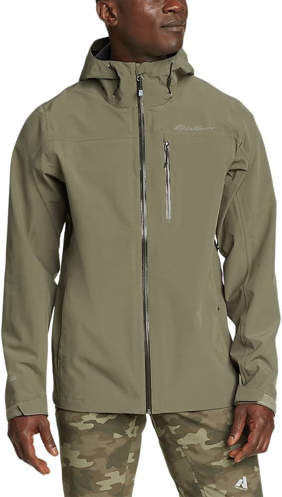 Eddie Bauer Mens Cloud Cap Stretch 20 Rain JacketSprig