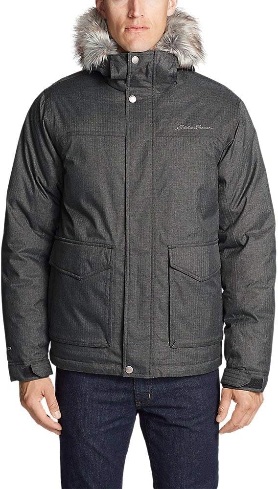 Eddie Bauer Mens Superior 20 Down JacketDk Charcoal Htr