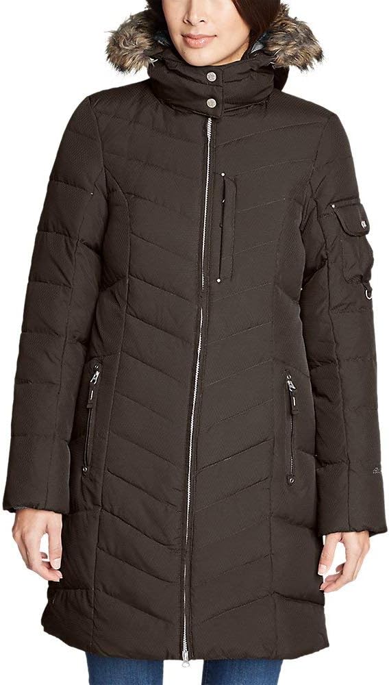 Eddie Bauer Womens Sun Valley Down ParkaRegular Cocoa