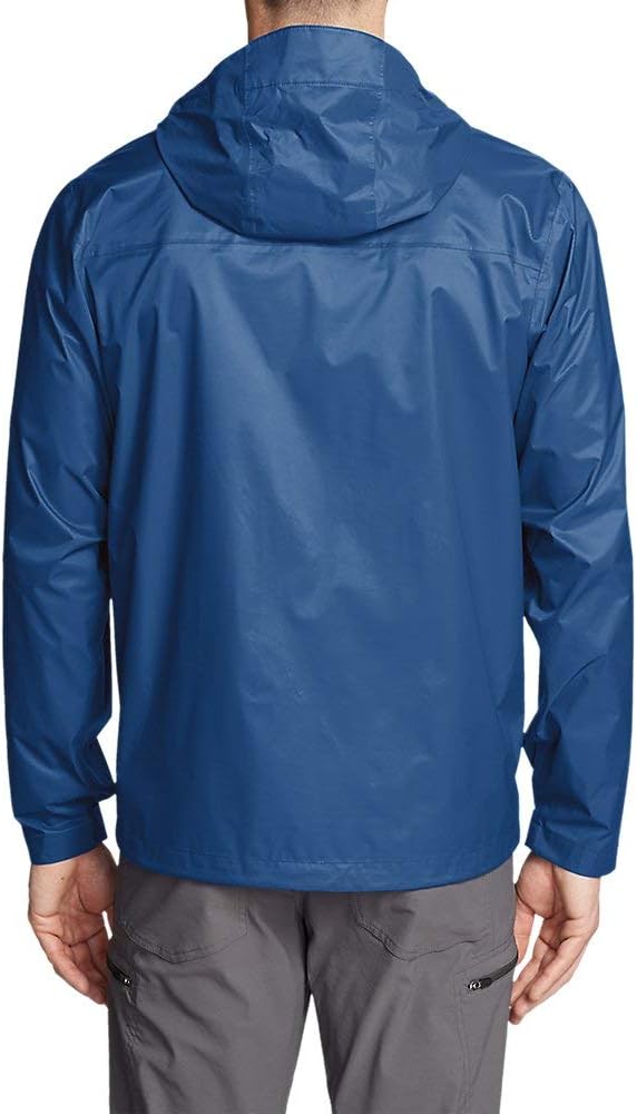 Eddie Bauer Mens Cloud Cap Rain JacketTrue Blue