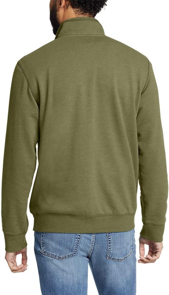 Eddie Bauer Mens Everyday Fleece 14ZipRegular Sprig