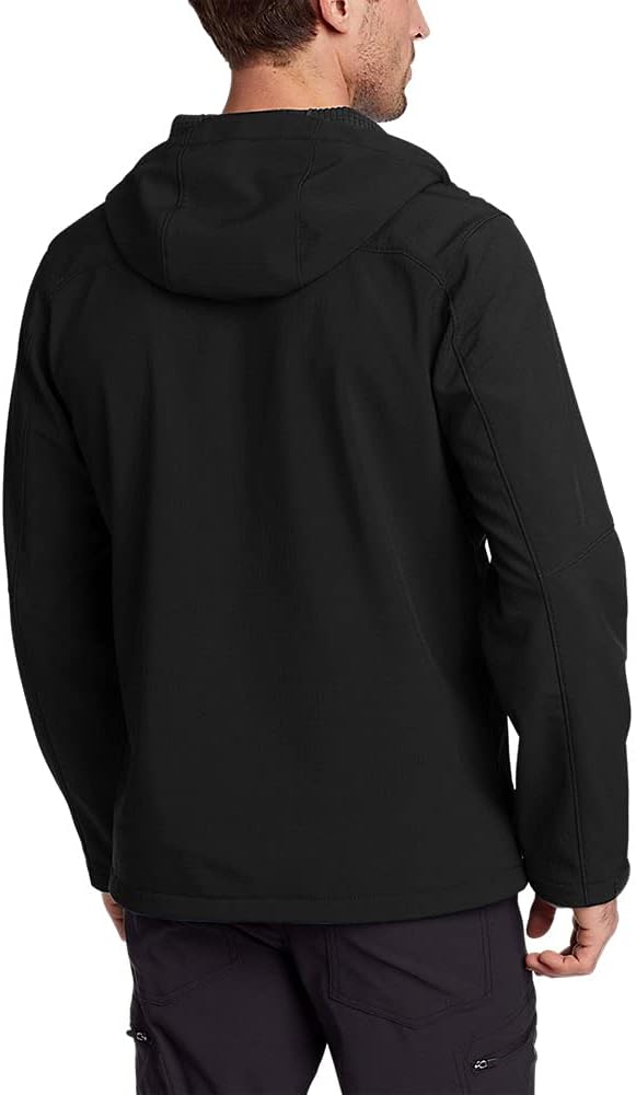 Eddie Bauer Mens Stratify Thermal Hooded JacketRegular Black