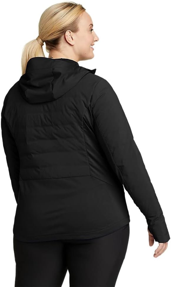 Eddie Bauer Womens MotionLoft Hybrid Down JacketPlus Black