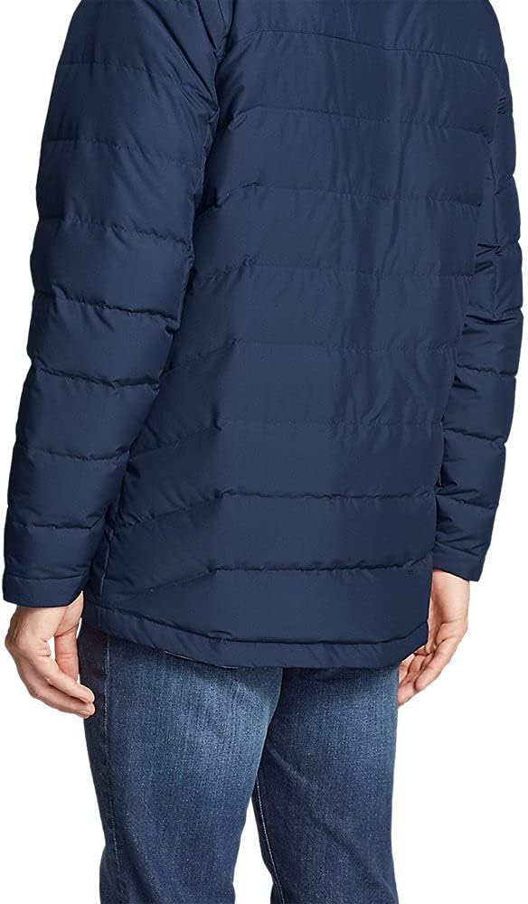 Eddie Bauer Mens Boundary Pass Down ParkaMedium Indigo