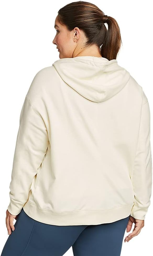 Eddie Bauer Womens Cozy Camp FullZip HoodiePlus Ivory