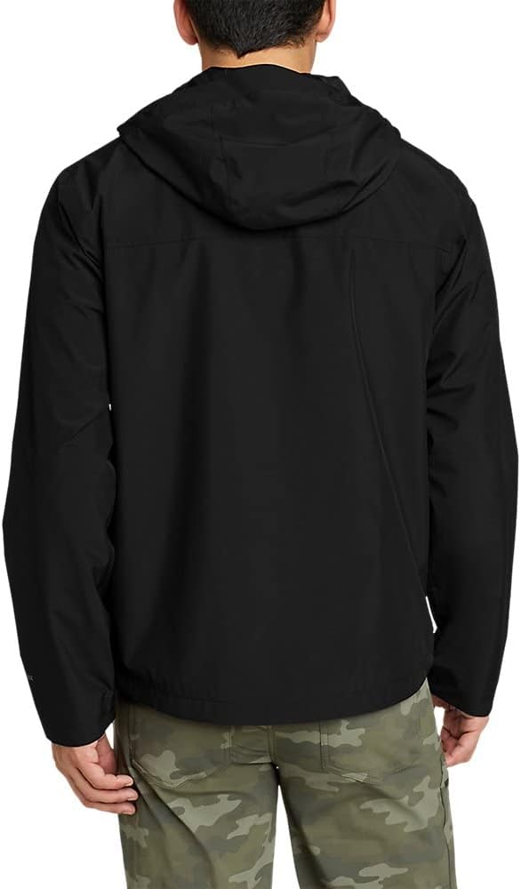 Eddie Bauer Mens Rainfoil Storm JacketRegular Black