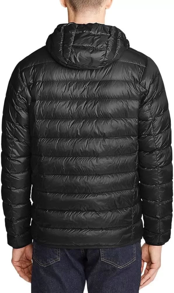 imageEddie Bauer Mens CirrusLite Hooded Down JacketBlack