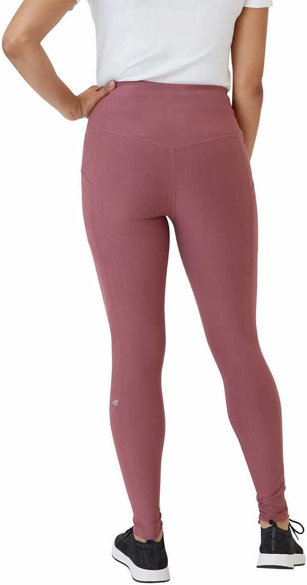 Eddie Bauer Womens Midweight High Rise Trail Tight LeggingsDark Dusty Rose