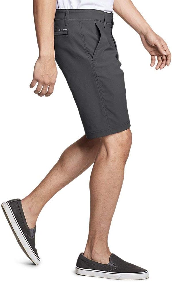 Eddie Bauer Mens Horizon Guide 10 Chino ShortsCarbon