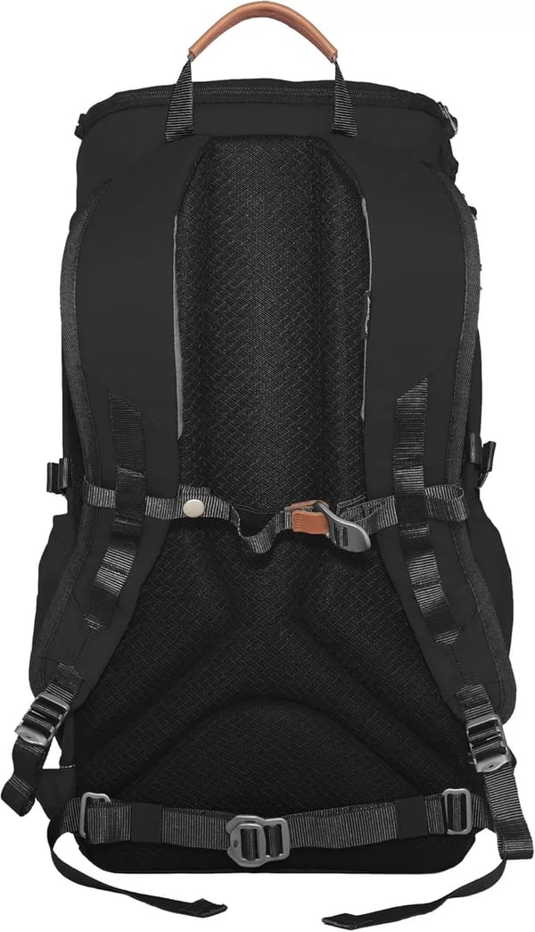 imageEddie Bauer Bygone Backpack with Exterior Pockets and Laptop Compatible Sleeve Light Heather Grey 30LBlack