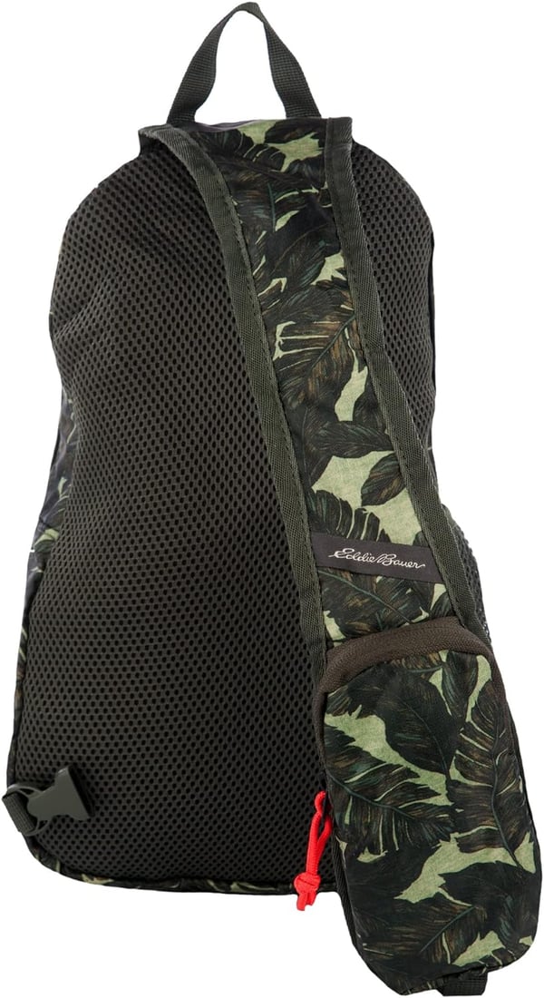 Eddie Bauer Stowaway Packable 10L Sling 30 Made from Polyester with Lightly Padded Shoulder StrapDark Loden