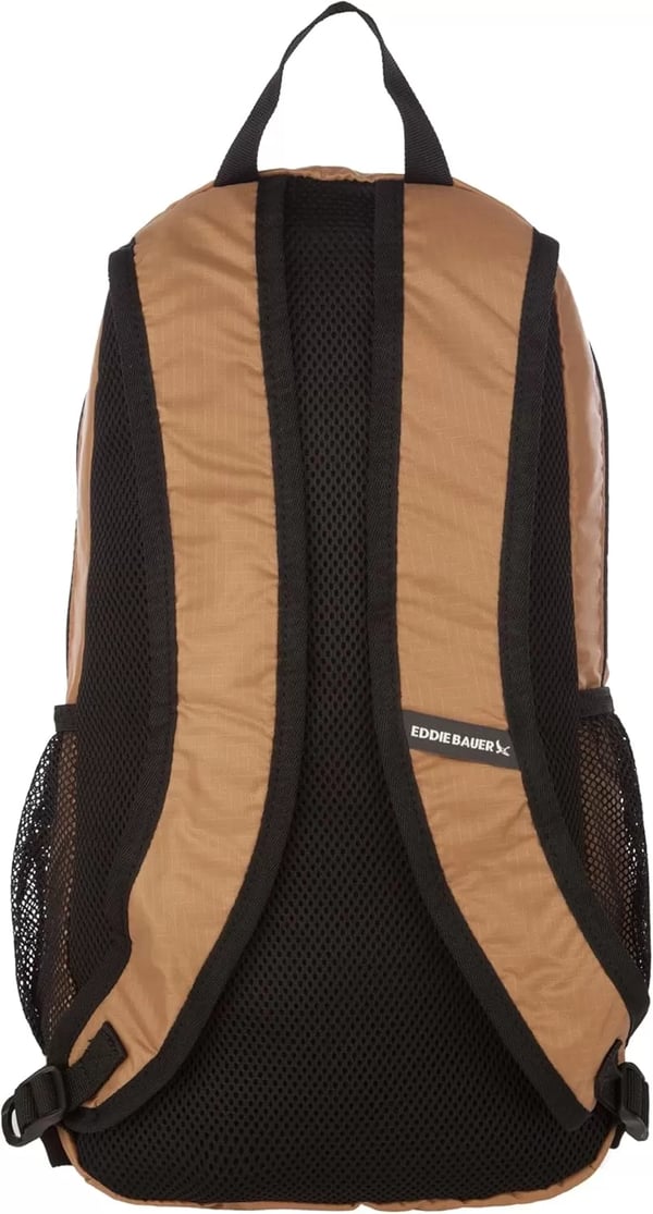 imageEddie Bauer Stowaway Packable BackpackMade from Ripstop Polyester Onyx 30LTobacco