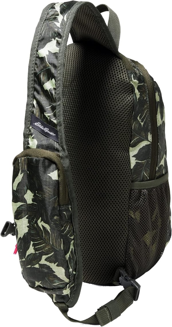 Eddie Bauer Stowaway Packable 10L Sling 30 Made from Polyester with Lightly Padded Shoulder StrapDark Loden