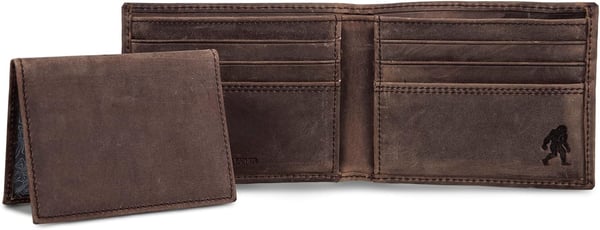 Eddie Bauer Mens Leather Removable Passcase Wallet with Embossed Sasquatch Tan One SizeEddie Bauer Mens Leather Removable Passcase Wallet with Embossed Sasquatch Tan One Size