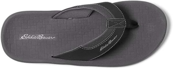 Eddie Bauer mens Flip FlopBlack