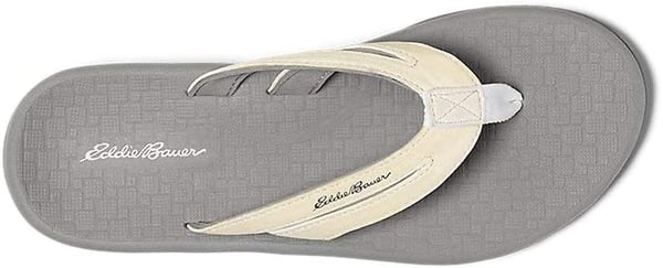 Eddie Bauer Womens Break Point Flip FlopWhite