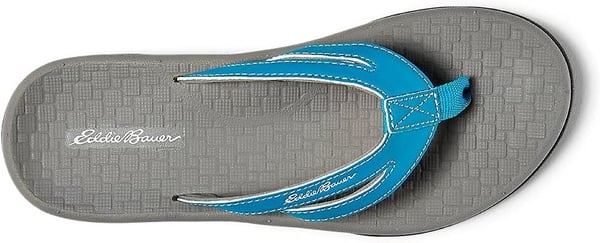 Eddie Bauer Womens Break Point Flip Flop Tropical Blue 9Eddie Bauer Womens Break Point Flip Flop Tropical Blue 9