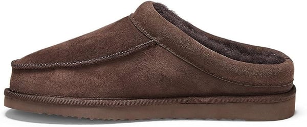 Eddie Bauer Mens Firelight Shearling Moc ScuffCoffee