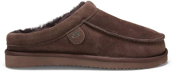 Eddie Bauer Mens Firelight Shearling Moc ScuffCoffee