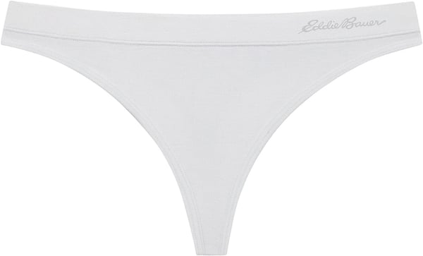 Eddie Bauer Womens Active Stretch Thong Underwear with Elastic Waistband 3 PackCastlerockMindful GrayAthletic Gray