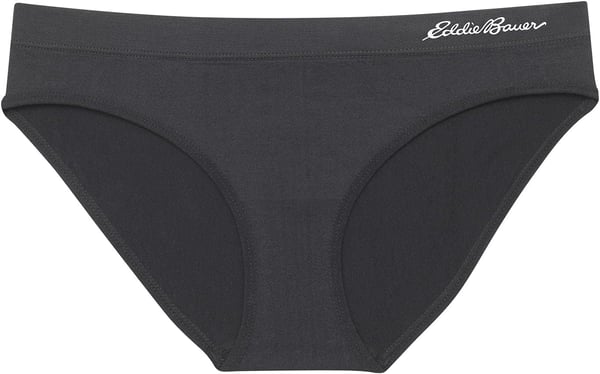 Eddie Bauer Womens Bikini Underwear 3 PackBlackBlackBlack