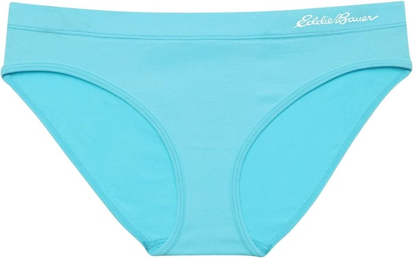 Eddie Bauer Womens Bikini Underwear 3 PackGuavaBlue FishDark Heather