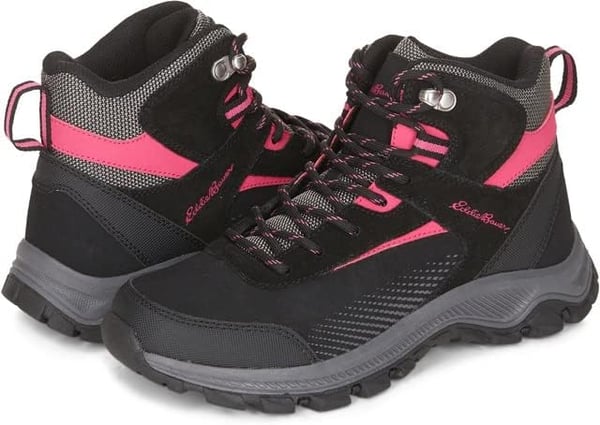 Eddie Bauer Womens MtBailey Hiking BootsBlack Fuschia