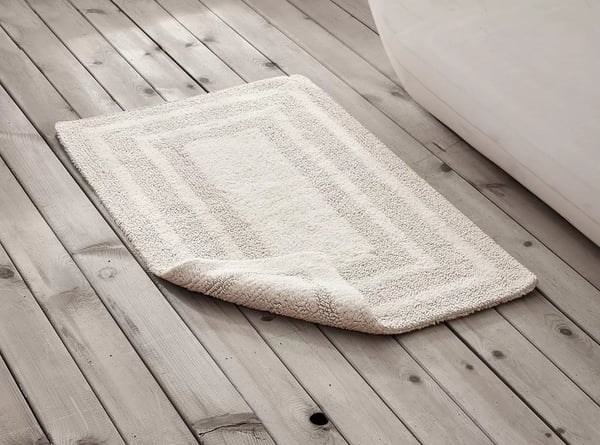 imageEddie Bauer  Bathroom Rugs Set Soft Tufted Cotton Bathroom Decor Super Absorbent ampamp Quick Dry Logan Green 2 PieceLight Grey