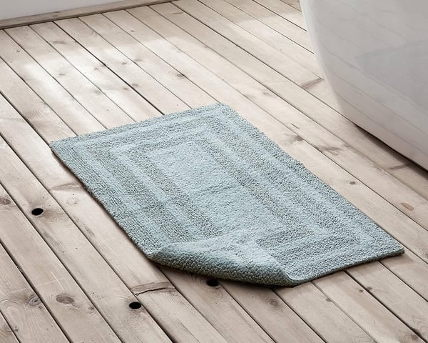 Eddie Bauer  Bathroom Rug Runner Soft Tufted Cotton Bathroom Decor Super Absorbent amp Quick Dry Logan Medium Brown 60 x 22Green 2 Piece Rug