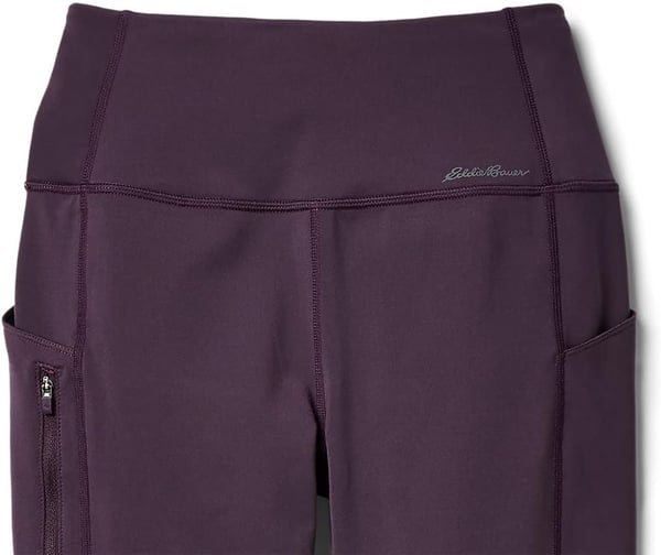 Eddie Bauer Womens Crossover Winter Trail Adventure HighRise LeggingsPetite Dark Berry