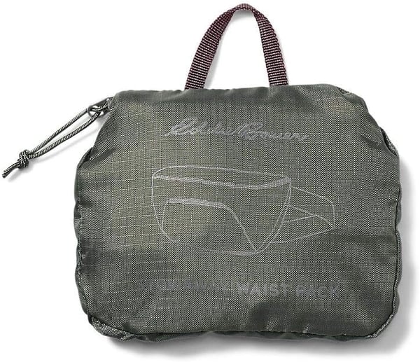 Eddie Bauer Stowaway Packable WaistpackMade from Ripstop Polyester with 2 Secure Zip PocketsOnyx